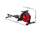 Everfit Rowing Machine Rower Magnetic Resistance Exercise Gym Home Cardio Red