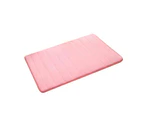 Thick Coral Fleece Sponge Bathroom Living Room Chair Mat Carpet Non-slip Rug - Pink