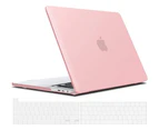 MacBook Pro 14 inch Case 2023 2022 2021 Release M2 A2779 A2442 M1 Pro/Max Chip with Touch ID, Hard Case Shell Cover and Keyboard Skin Cover Pink