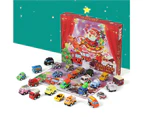 Cars Advent Calendar | 24 Days Countdown Calendar Pull Back Vehicle Toy Cars | Kids Pull Back Vehicles Countdown Christmas Calendar for Boys Girls