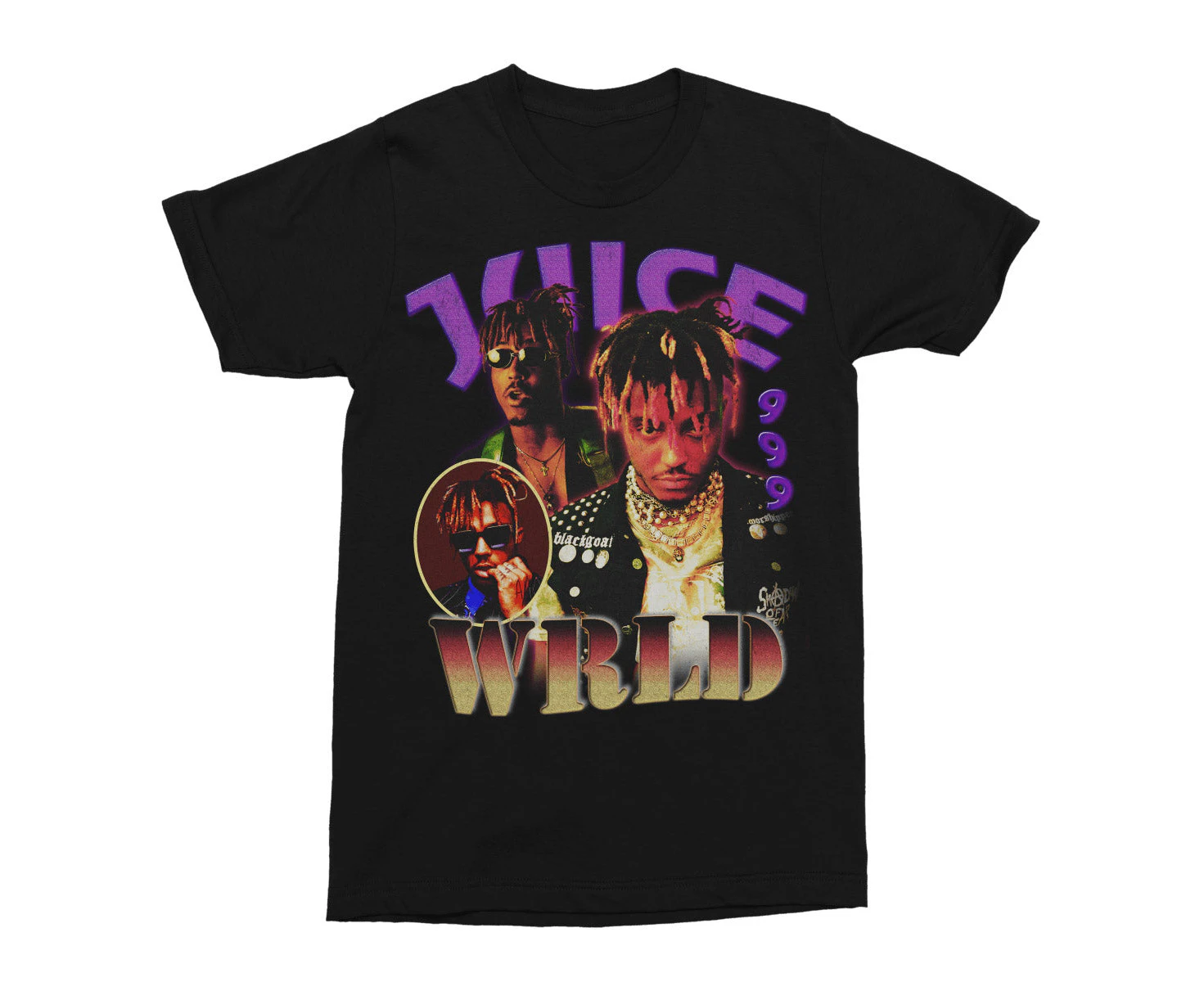 Juice Wrld Vintage T-shirt - Black