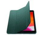 Spigen Genuine SPIGEN Urban Fit Fabric Flip Stand Cover for Apple iPad 10.2 2019 7th Gen Case - Midnight Green