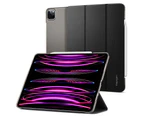 iPad Pro 12.9 2021 Case, Genuine SPIGEN Liquid Air Folio Slim Stand Cover for Apple - Black