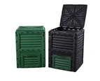 Elora Compost Bin 300L Composter Food Waste Recycling Kitchen Garden Scrap Aerated