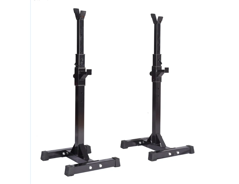 Fitness Master 2 pack Squat Rack Stand Bench Press Weight Lifting Barbell Gym