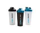 Multi 700ml GYM Protein Supplement Drink Blender Mixer Shaker Shake Ball Bottle - 5X