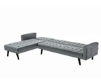 Foret 5 Seater grey Sofa Bed Modular Corner Lounge Couch