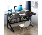 Foret 120cm Computer Desk Study Home Office Table Student Workstation Shelf Storage