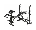 Multi Weight Bench Station Press Weights Equipment Curl Incline