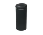 Salesbay Sensor Bin 50L Black Stainless Steel Rubbish Bin Motion Automatic