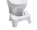Bathroom Toilet Stool Potty Step Footstool Aid Non Slip Portable White