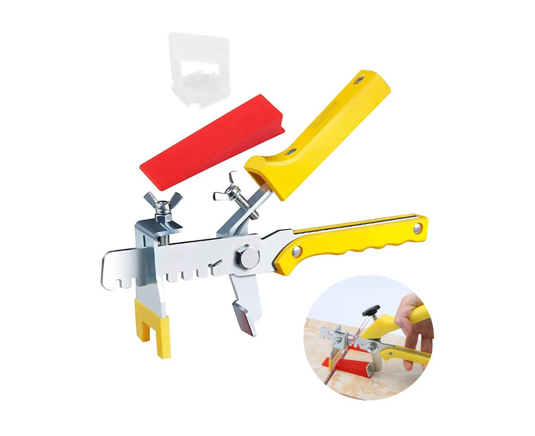 Tile Leveling System (801) 2mm Clips Wedges Plier Spacer Tiling Tool Floor Wall