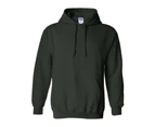 Gildan Heavy Blend Adult Unisex Hooded Sweatshirt / Hoodie (Forest Green) - BC468