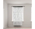 Door Beads Curtains | Beaded Curtain Door Tassel String Room Divider | Doorway Fringe Curtains for Wall Panel Window Home Decor Black