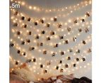 2/3/4/5/10m Photo Clip Holder LED Fairy String Lights Wedding Party Home Decor