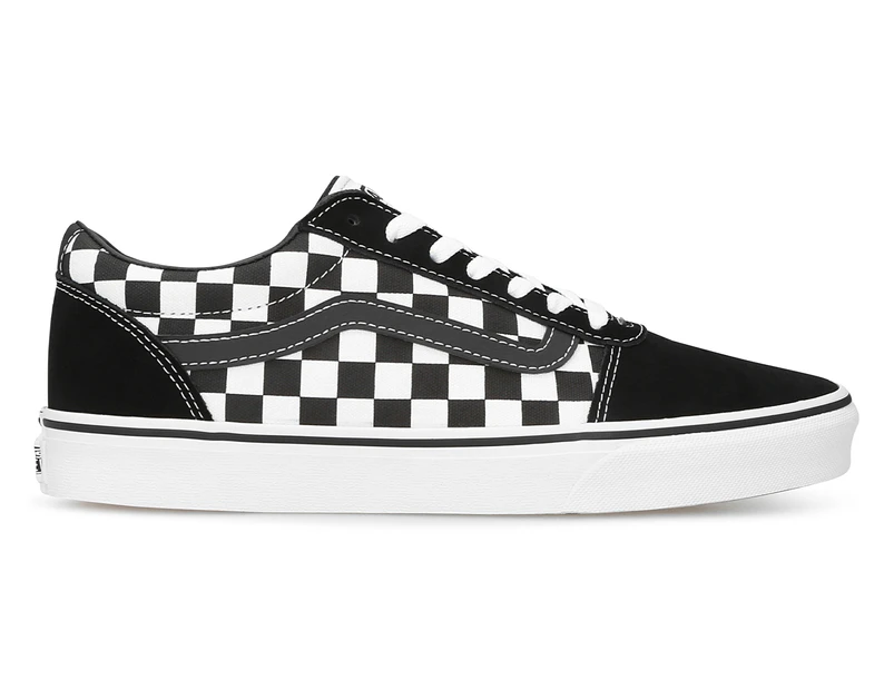 Vans Unisex MN Ward Sneakers - Checkered Black/True White