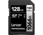 Lexar 128GB SDXC 160mb/s Professional Memory Card