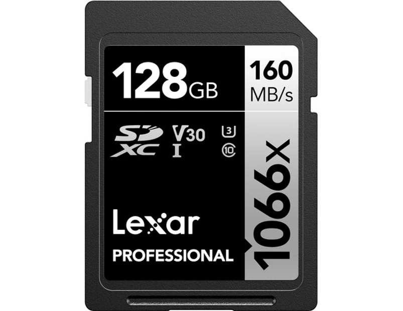 Lexar 128GB SDXC 160mb/s Professional Memory Card