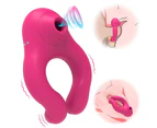 Penis Cock Ring Clit Sucking G-spot Dildo Vibrator Sex Toys For Men Couple Women Waterproof