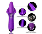 Clit Licking Vibrator Sucking Tongue G-Spot Nipple Oral Sex Toy for Women Female