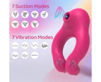 Penis Cock Ring Clit Sucking G-spot Dildo Vibrator Sex Toys For Men Couple Women Waterproof