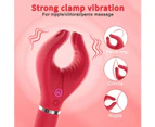 7 Speed Vibration G-spot Vibrator Rabbit Dildo Massager Penis Nipples Stimulator Cock Ring Sex Toys Women Automatic Vibrations Waterproof