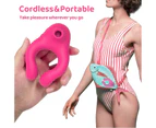 Penis Cock Ring Clit Sucking G-spot Dildo Vibrator Sex Toys For Men Couple Women Waterproof