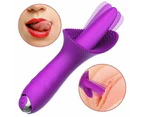 Clit Licking Vibrator Sucking Tongue G-Spot Nipple Oral Sex Toy for Women Female