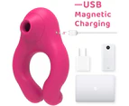 Penis Cock Ring Clit Sucking G-spot Dildo Vibrator Sex Toys For Men Couple Women Waterproof