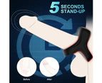 10 Vibration Modes Cockrings Sex Toys Male Cock Ring Penis Sex Toys For Men Couple Adjustable Size Set Soft Silicone Vibration Penis Ring