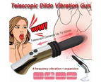 Telescopic Thrusting Dildo Vibrator Gun Sex Machine Adult Sex Toys Strong Vibration For Women Men