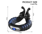 Adjustable Vibrating Cock Penis Ring Sex Toy Cockrings Penis Ring Adult Toys for Men Male Masturbator Couple