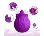 Waterproof Tongue Oral Clit Licking Rose Vibrator G Spot Dildo Sex Toys for Women