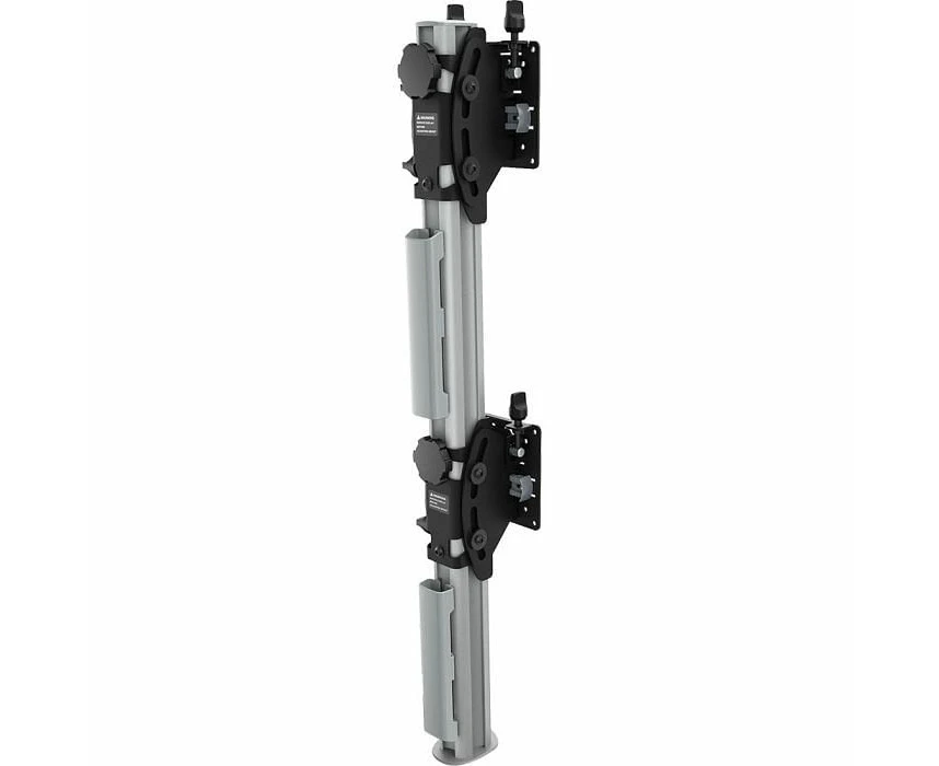 Atdec AWMS-2-BT75 Dual Vertical Monitor Mount - Silver [AWMS-2-BT75-S]