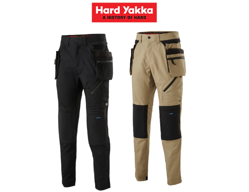 Hard Yakka Mens Xtreme 2.0 Pant Tough Pants Work Wear Cordura Ripstop Y02581 - Khaki