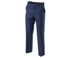 Mens Hard Yakka Foundations Trousers Press Pants Plain Adjustable Work Y02594 - NAV - Navy