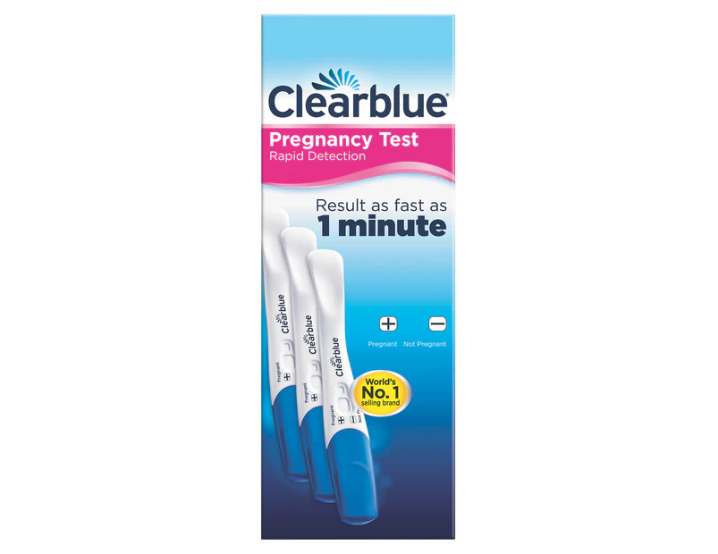 Clearblue Rapid Detection Pregnancy Test 3pk