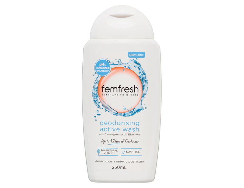 femfresh Deodorising Active Intimate Wash 250mL