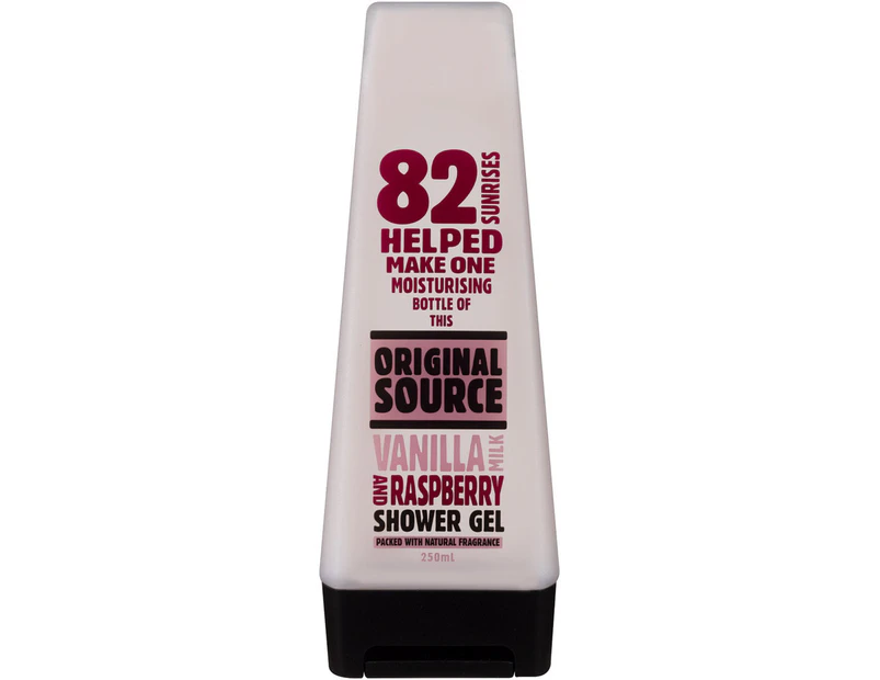 Original Source Shower Gel Vanilla Milk and Raspberry 250ml