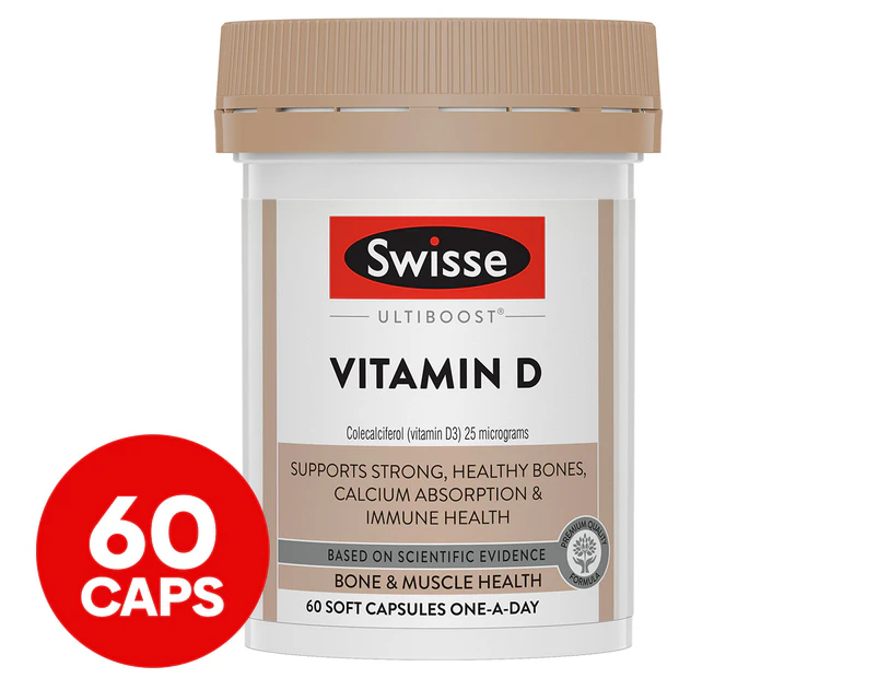 Swisse Ultiboost Vitamin D 60 Caps