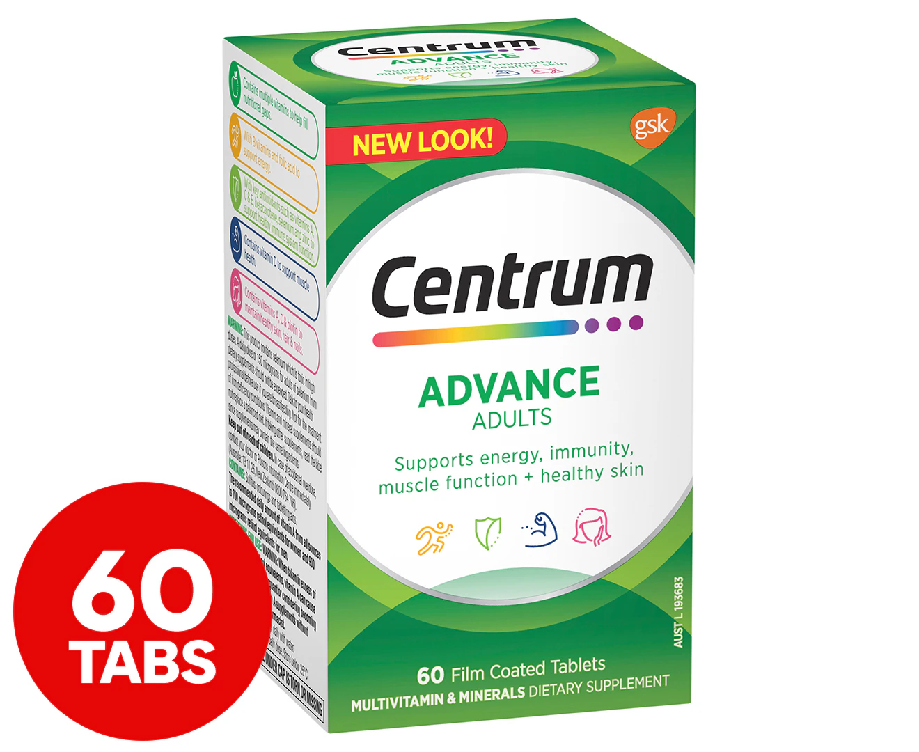 Centrum Advance 60 Tablets