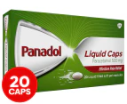 Panadol Paracetamol 500mg 20 Liquid Caps