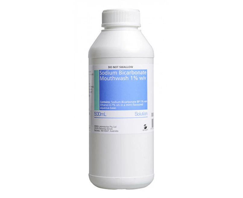 Sodium Bicarbonate Mouthwash 1% 500ml