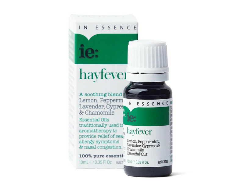 In Essence ie: Hayfever Essential Oil Blend 10mL