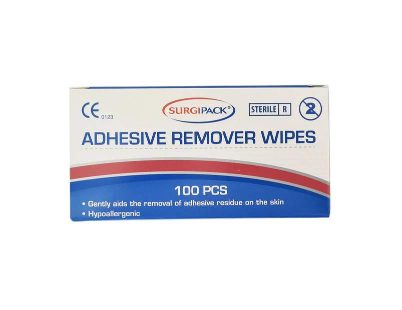 SurgiPack Adhesive Remover Wipes 100