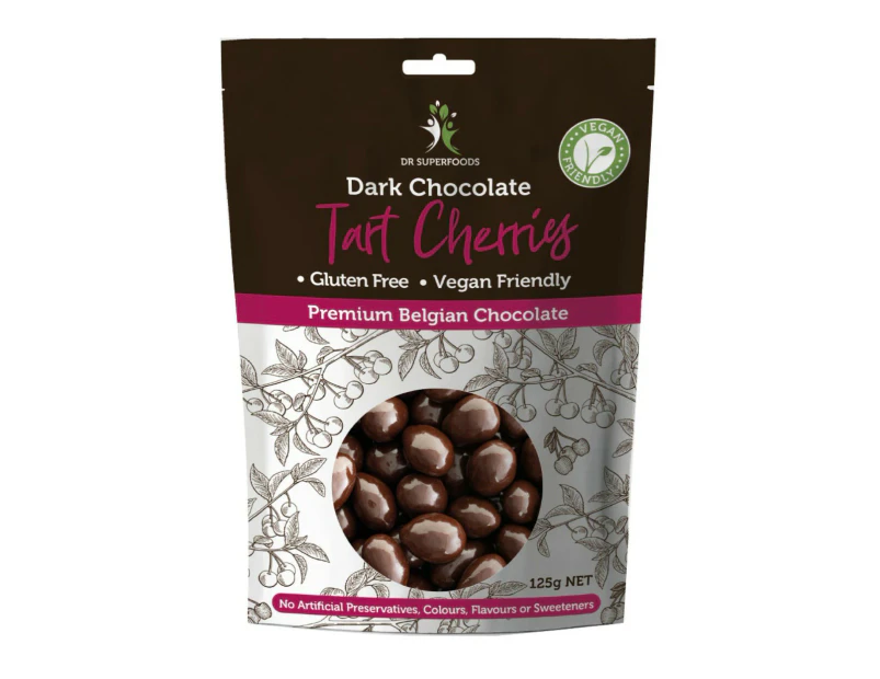 Dark Chocolate Coated Tart Cherries 125g