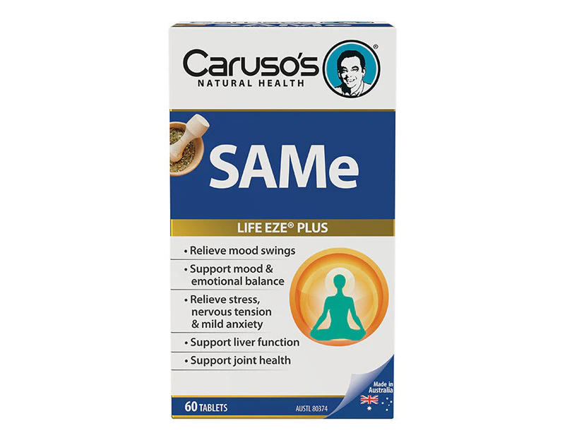 Caruso's Natural Health SAMe Life Eze Plus 60 Tablets