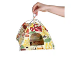 Hamster Bird Parrot Tent House Hammock Hanging Nest Bed Soft Pad Pet Supplies-S 1# unique value