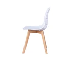 Kodu Lissa Chairs Modern Dining chairs White (set of 2)