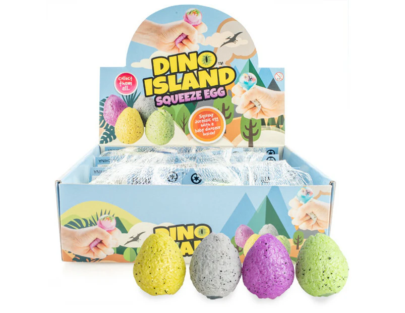 Squeeze dinosaur egg